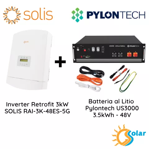 Retrofit SOLIS +Pylontech US3000