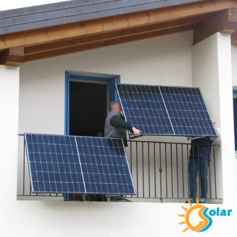 Mini fotovoltaico da balcone